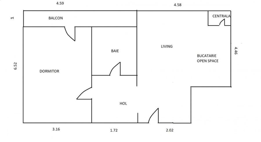 Apartament cu 2 camere decomandat, mobilat în Drumul Taberei