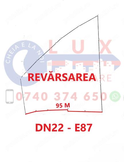 Teren de 7000 mp, în Revărsarea