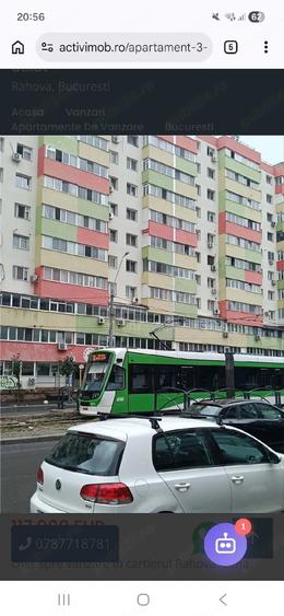 Apartament cu 3 camere decomandat în Rahova