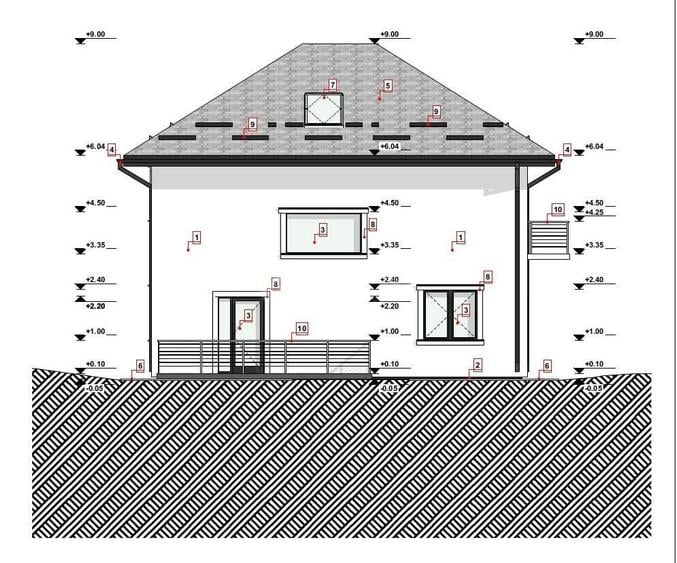 Casă individuală cu 5 camere cu Canalizare în Bucium