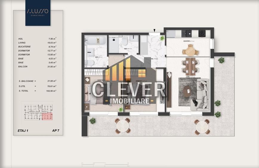Apartament cu 3 camere decomandat în Theodor Pallady