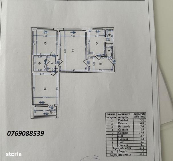 Apartament cu 3 camere în Drumul Taberei — fotografia 1