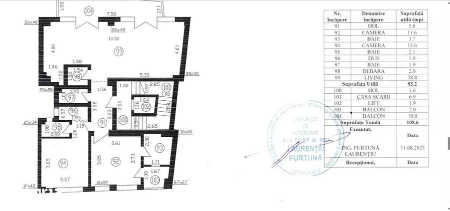 Apartament cu 3 camere decomandat în Polonă