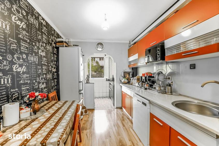 Apartament cu 4 camere semidecomandat, mobilat în Titan