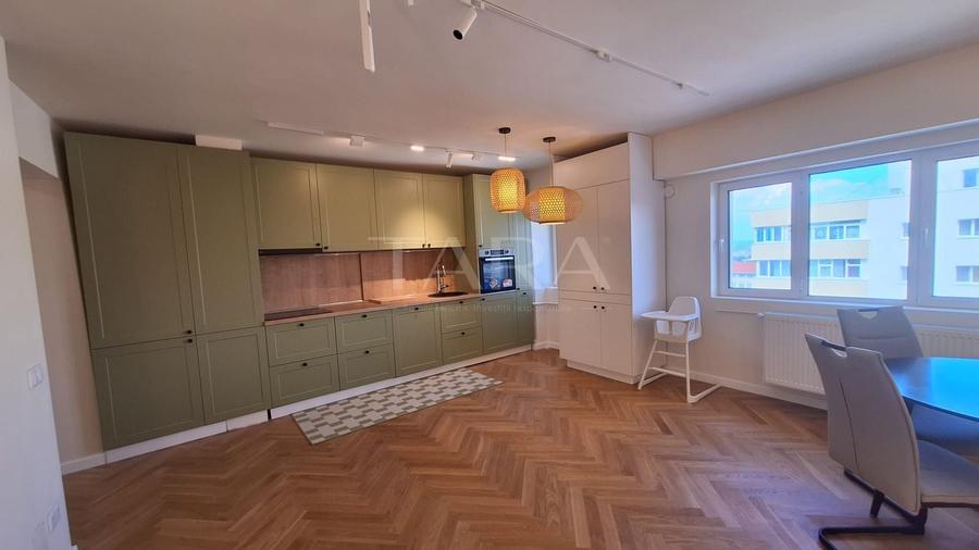Apartament cu 3 camere semidecomandat, mobilat în Zorilor