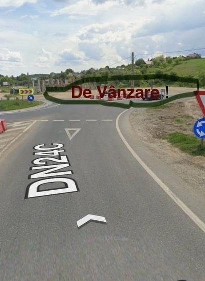 Teren 1900 mp în Sens Giratoriu – DN24C, Vanatori Iași, Ideal Stație PECO - 2