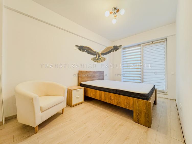 Apartament cu 2 camere semidecomandat, mobilat în Între Lacuri