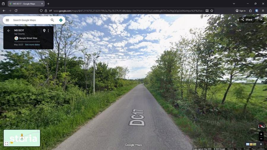 Teren de 7200 mp, în Aroneanu
