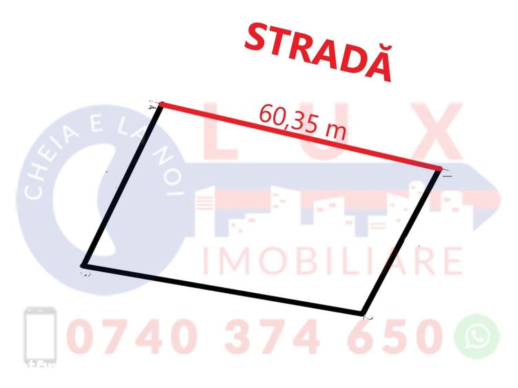 Teren de 2500 mp, în Babadag