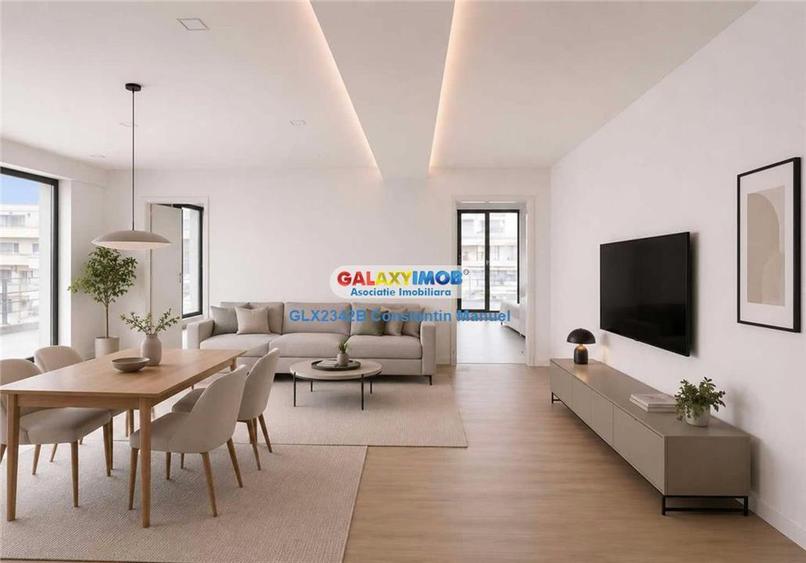 Apartament cu 3 camere decomandat, mobilat în Herăstrău