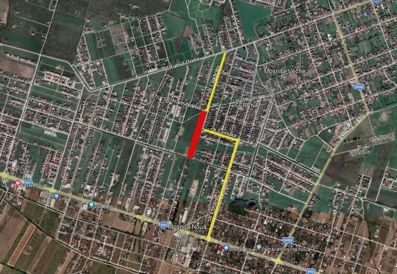 Teren Construcții intravilan de 644 mp, în Moșnița Nouă