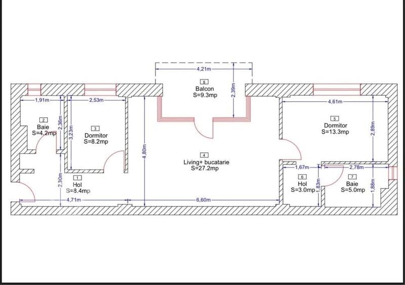 Apartament 3 camere LUX 70mp BLOC NOU Borhanci - 10