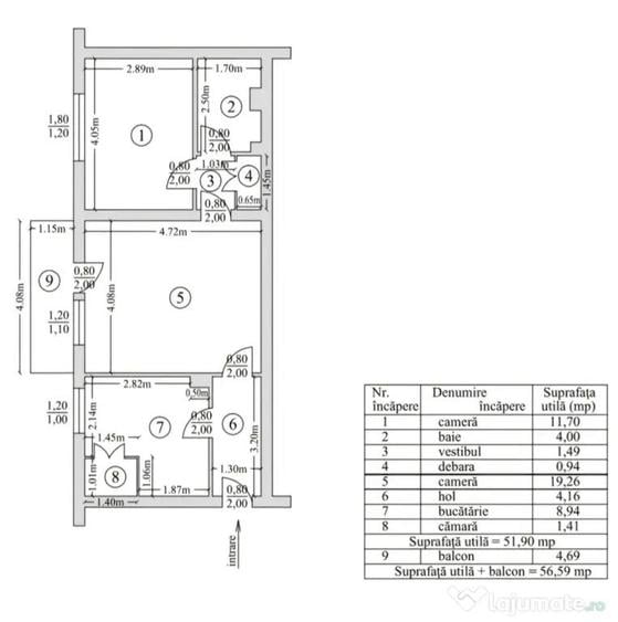 Apartament 2 camere Ploiesti - cartier 9 Mai - direct proprietar - 5