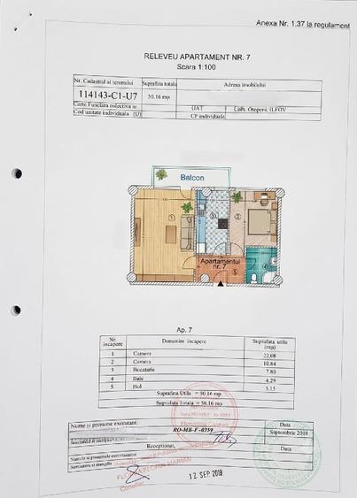 Vand Apartament 2 camere , Complex rezidențial cu barieră și piscina ,Otopeni - 13