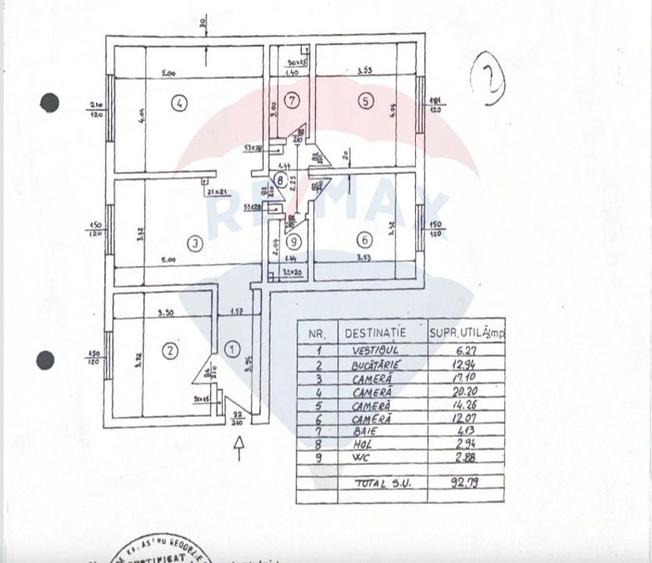 Apartament cu 4 camere semidecomandat, mobilat în 13 Septembrie