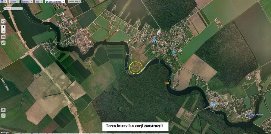 Teren Construcții intravilan de 1075 mp, în Găneasa