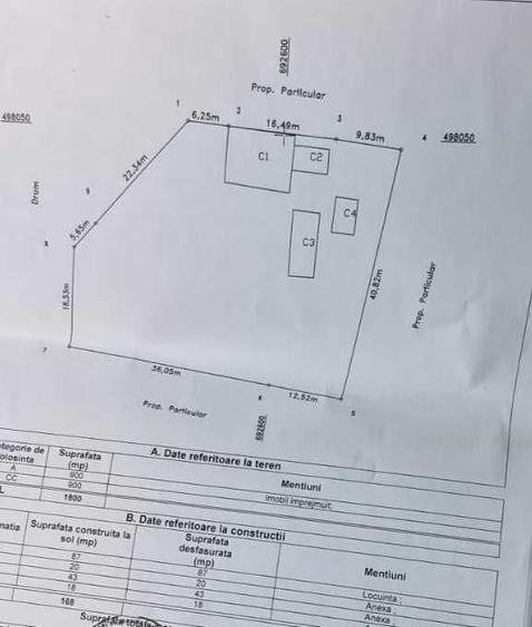 Casă cu 4 camere în Central