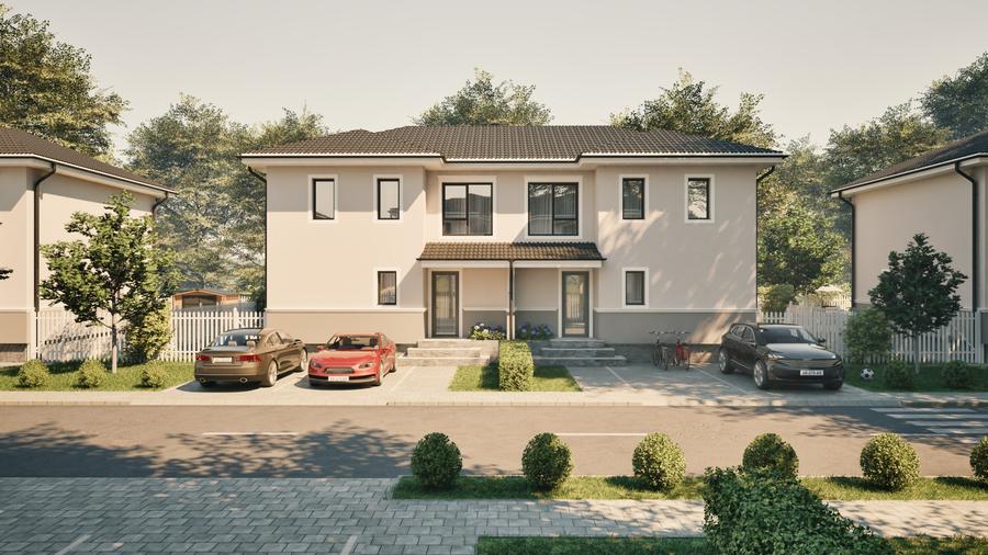 Duplex cu 4 camere cu Canalizare în Șura Mică