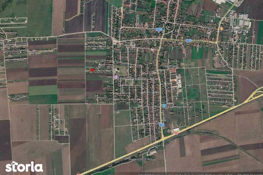 Teren de 891 mp, în Hărman