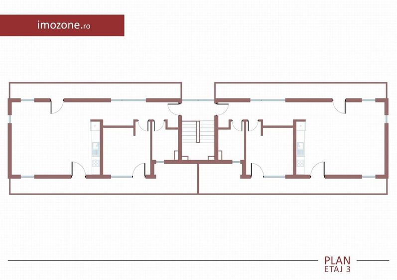 4 camere cu terasa de 22 mp, 3 bai, etaj 1/3, FINISAT MODERN,  COMISION 0% - 9
