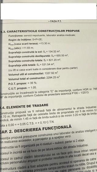 Teren intravilan de 437 mp, în B-dul București