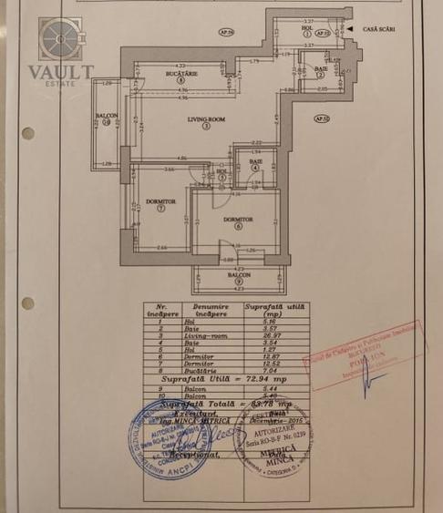 Apartament cu 3 camere decomandat, mobilat în Panduri