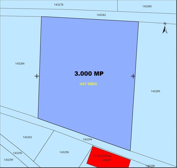Teren Construcții intravilan de 3000 mp, în Ștefan cel Mare