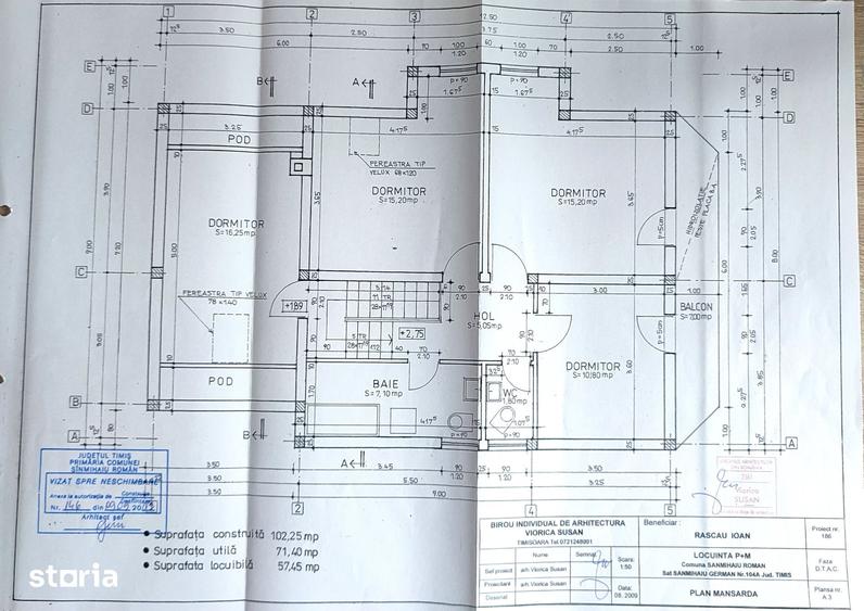 Casă cu 5 camere cu Teren 540 Mp în Sânmihaiu Român