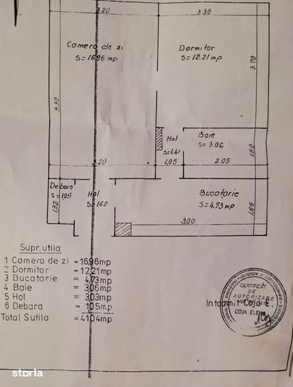 Apartament cu 2 camere semidecomandat în Port