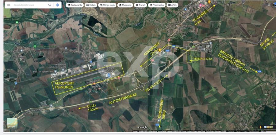 Teren Construcții extravilan de 44376 mp, în Ungheni