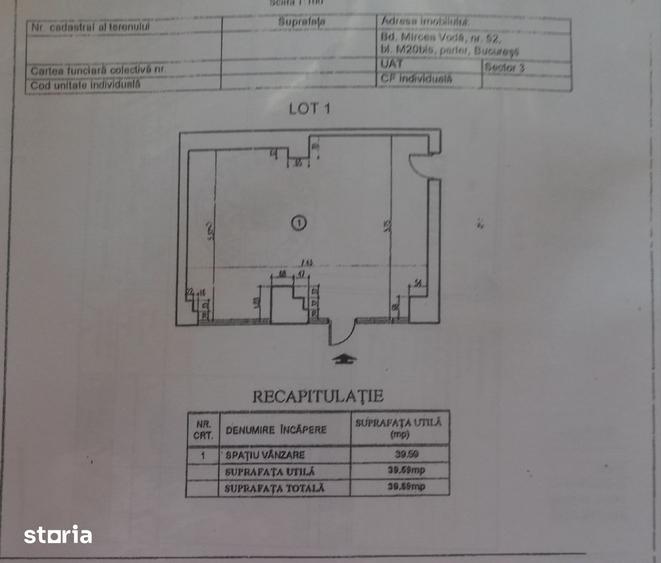 Spațiu comercial, de 39.59 mp, în Nerva Traian