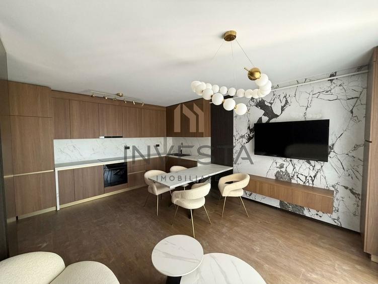 Apartament cu 2 camere semidecomandat, mobilat în Florești