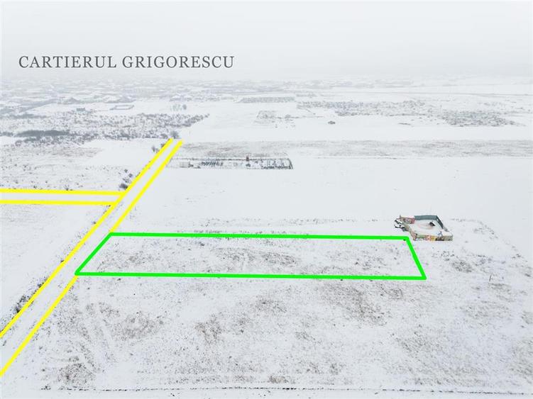 Teren Construcții intravilan de 1782 mp, în Aeroport