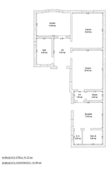 Vand casa 3 camere, cartierul functionarilor - 2