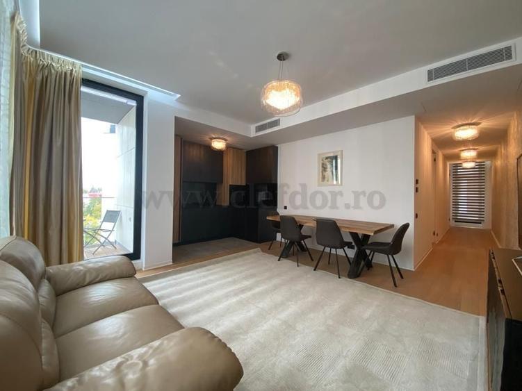 Apartament cu 3 camere decomandat, mobilat în Herăstrău