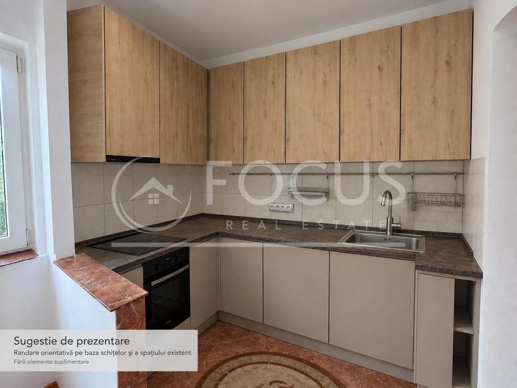 Apartament cu 2 camere decomandat, mobilat în Tei