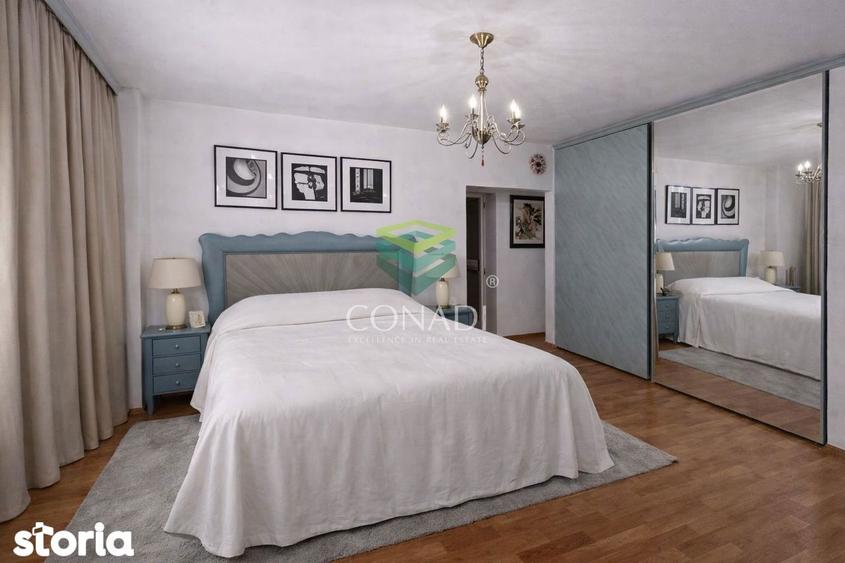 Apartament cu 4 camere semidecomandat, mobilat în Moșilor