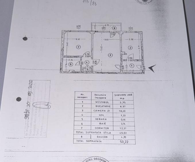 Apartament cu 2 camere decomandat în Pantelimon
