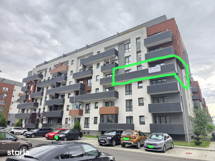 Apartament 2,5 camere 77 mp ,Parcare ,boxa Avantgarden 3 Brasov - 1