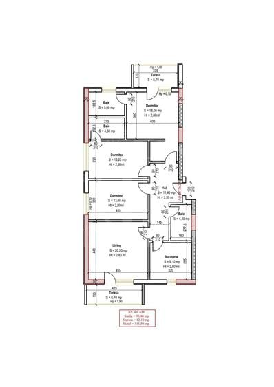 Apartament 4 camere 3 Bai Suprafata Generoasa Pallady Sector 3 - 1