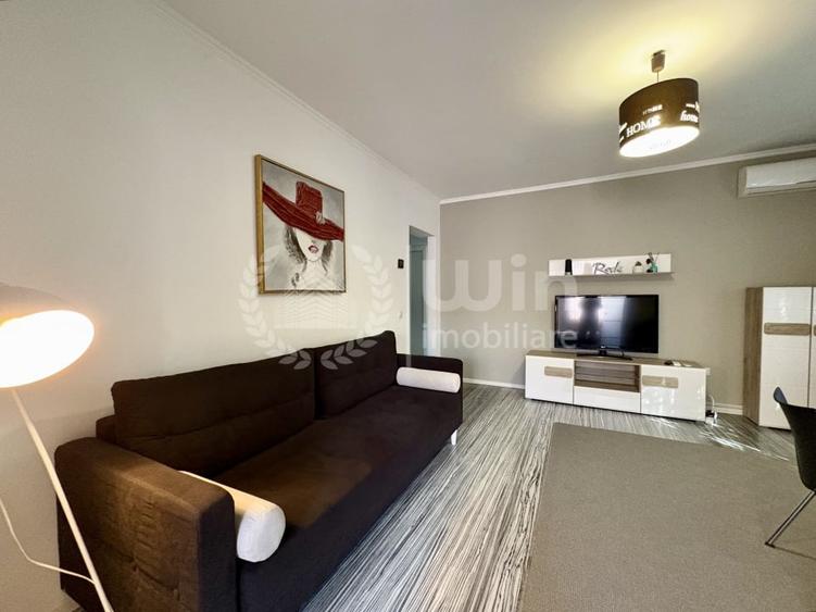 Apartament cu 2 camere semidecomandat, mobilat în Plopilor