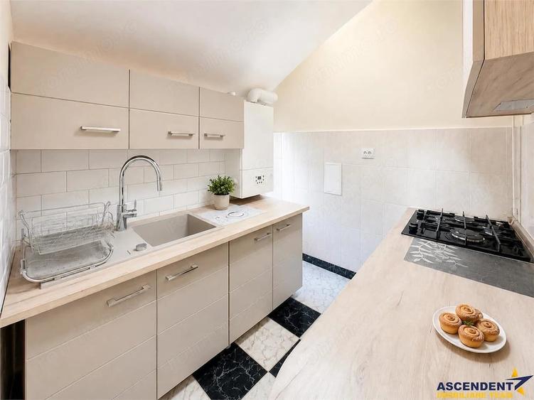 Apartament cu 2 camere nedecomandat în Central