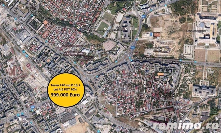 Teren de 470 mp, în 13 Septembrie
