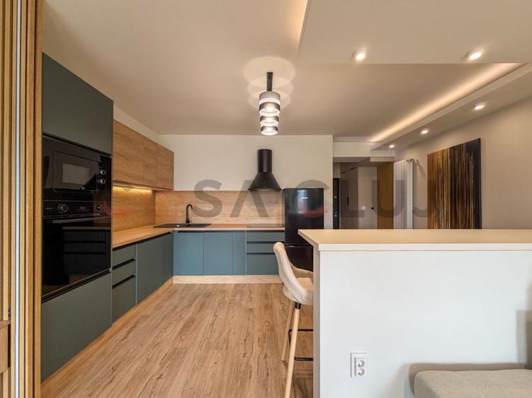 Apartament cu 2 camere semidecomandat, mobilat în Dâmbul Rotund