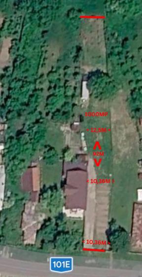 Teren de 1000 mp, în Poienarii Burchii