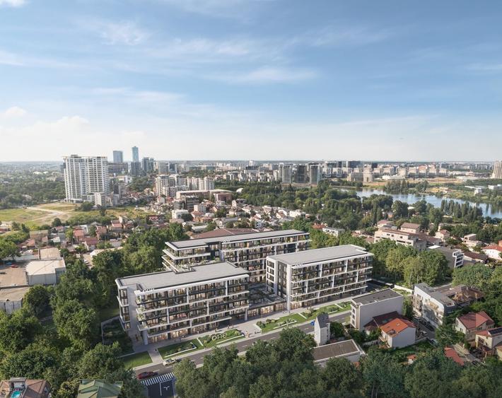 Penthouse cu 3 camere semidecomandat în Floreasca
