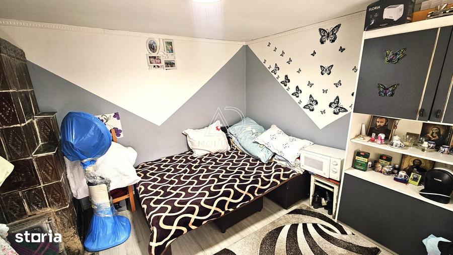 Casă cu 2 camere cu Teren 236 Mp în Central