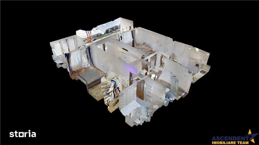 Apartament cu 3 camere în Tractorul