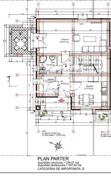 Duplex cu 4 camere cu Canalizare în Sânpetru