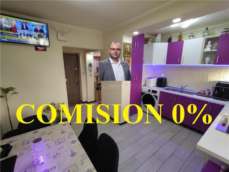 Apartament cu 3 camere semidecomandat în Central